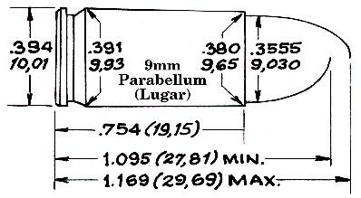 9mm Luger / 9mm Parabellum (Hodgdon CFE Pistol Data)